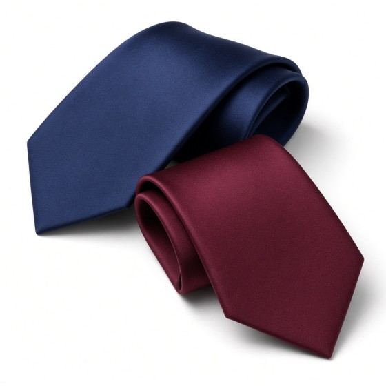 Silk-feel Solid Tie
