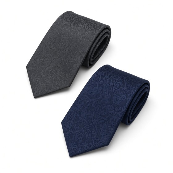 Damask Texture Tie