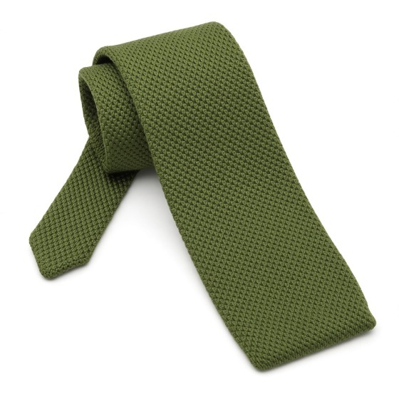 Handknit-feel Knit Tie